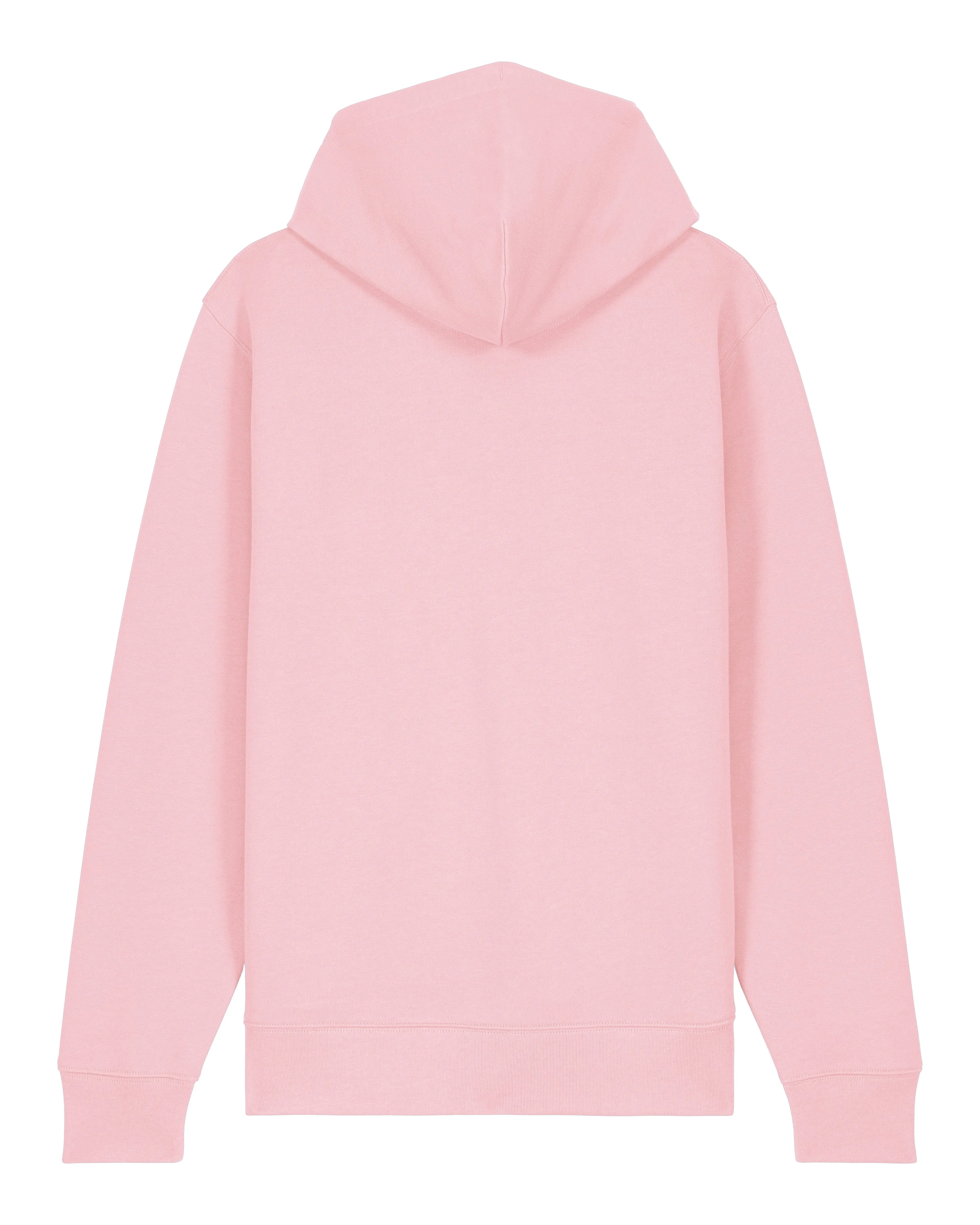 Men's Organic Cotton Relaxed Fit Zip Hoodie | Cherry Blossom Pink