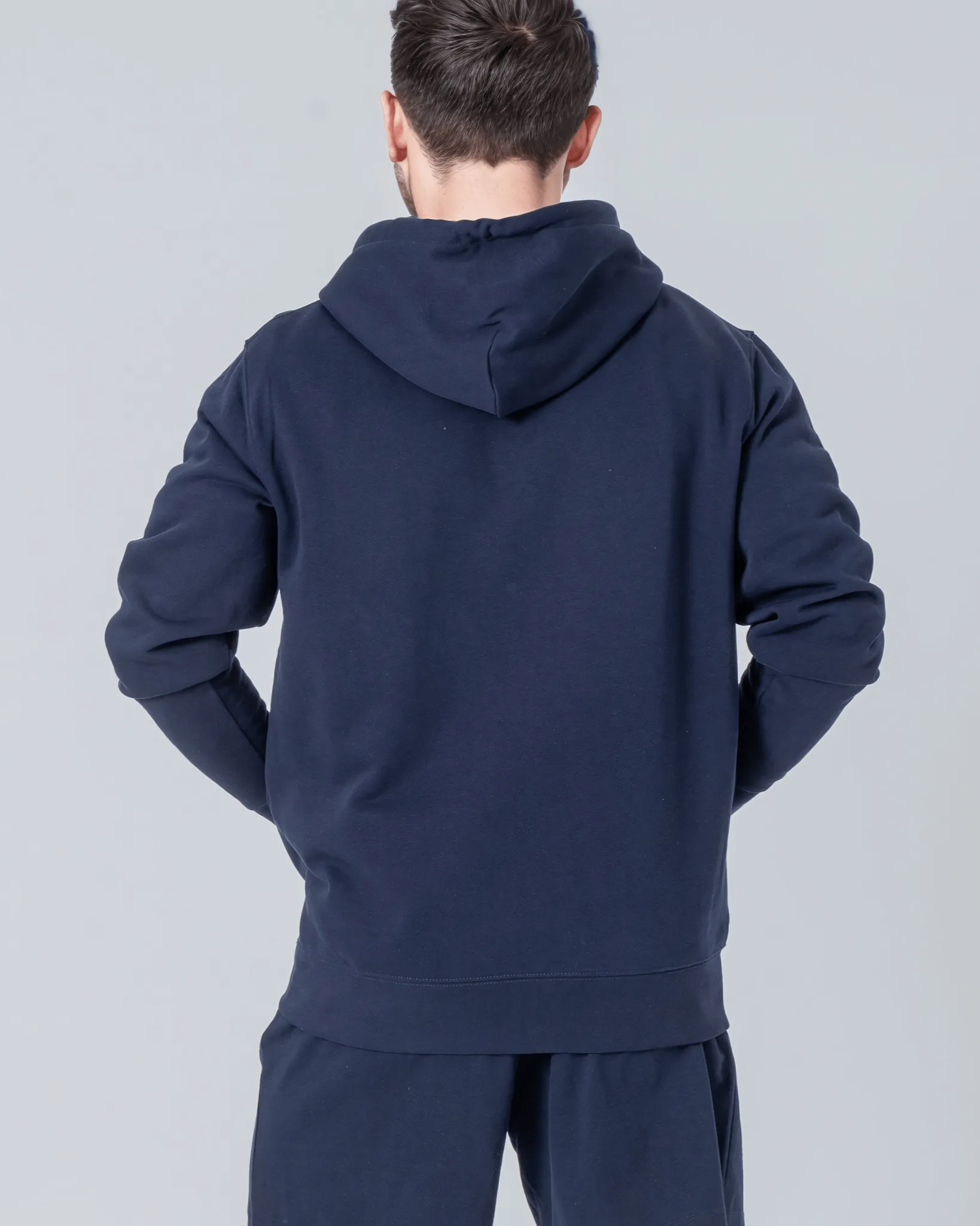Men's Organic Cotton Relaxed Fit Zip Hoodie | Midnight Navy