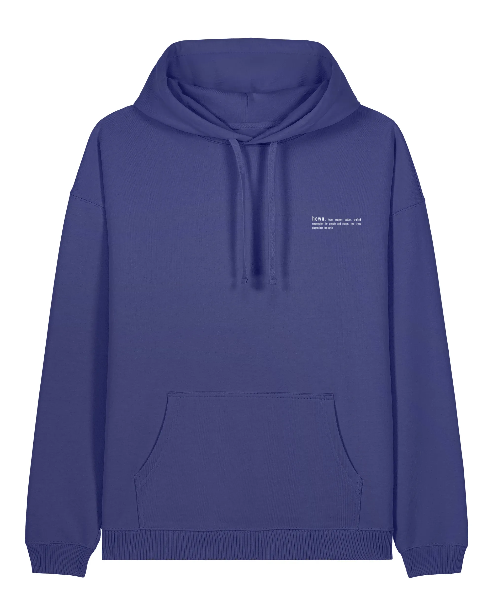 Men's Organic Cotton Signature Oversized Hoodie | Dusk Purple