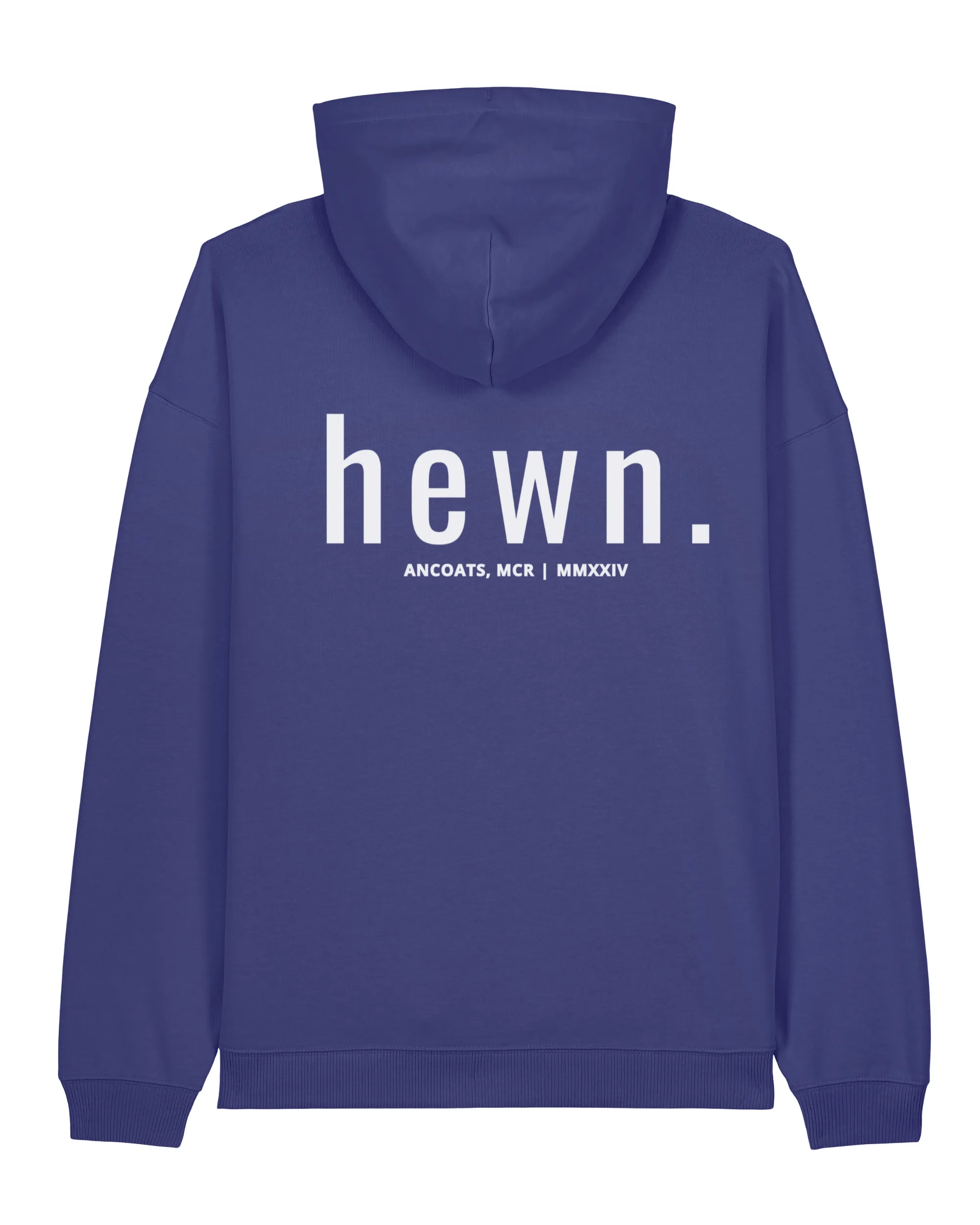 Men's Organic Cotton Signature Oversized Hoodie | Dusk Purple