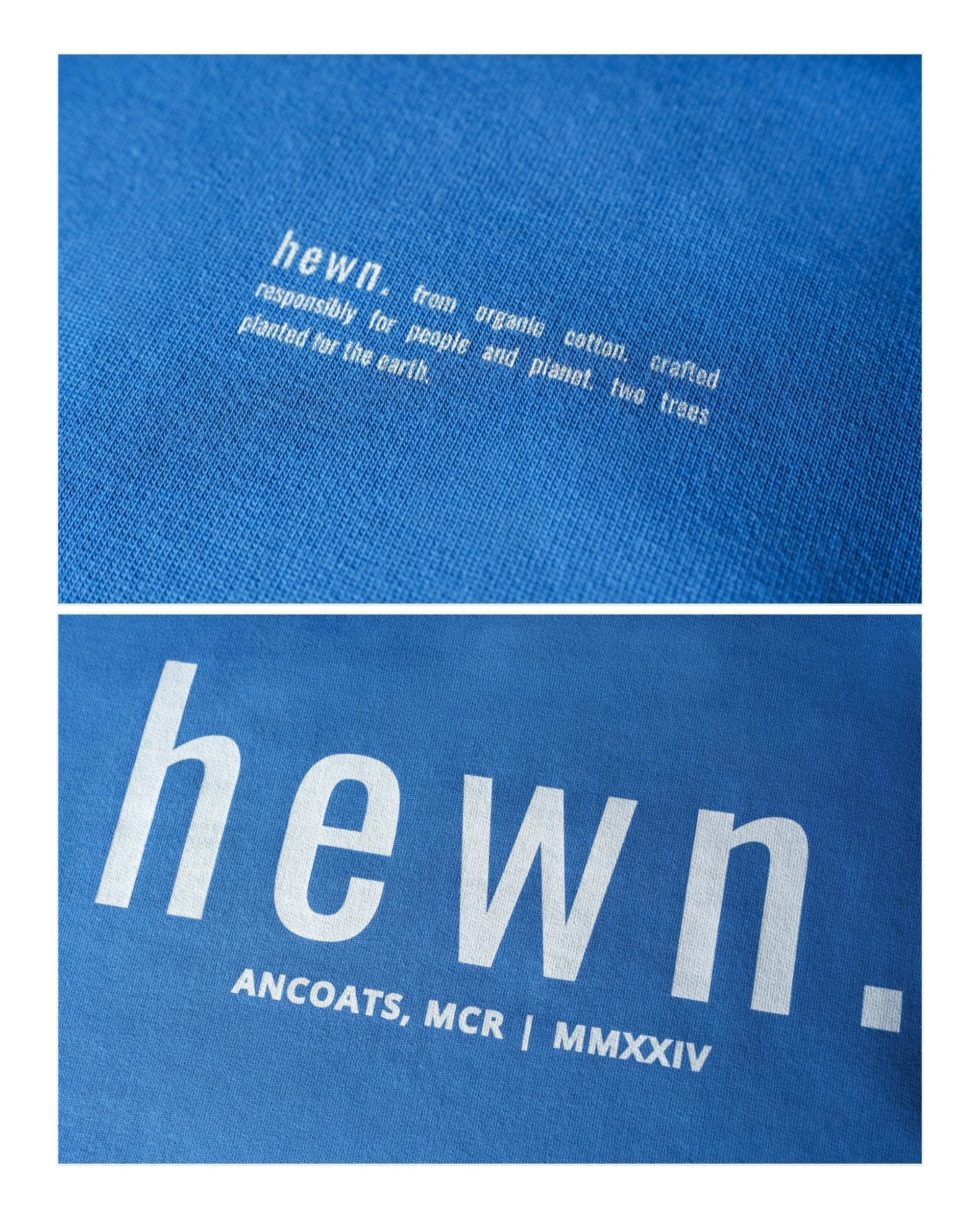 Men's Organic Cotton Signature Oversized Hoodie | Morpho Blue