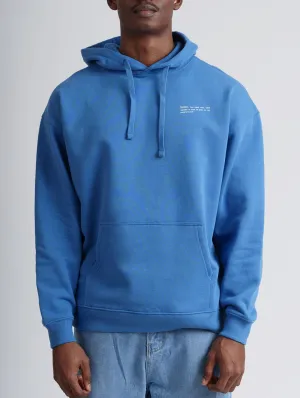 Men's Organic Cotton Signature Oversized Hoodie | Morpho Blue