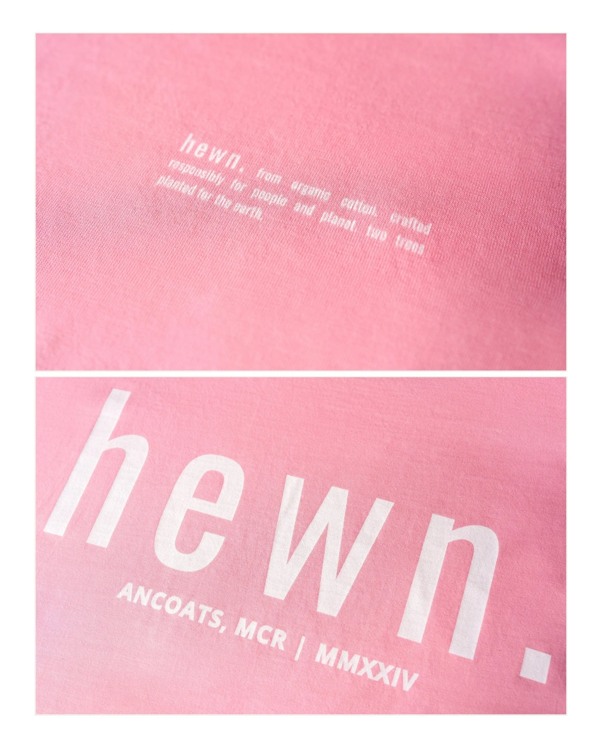 Men's Organic Cotton Signature Oversized Sweatshirt | Flamingo Pink