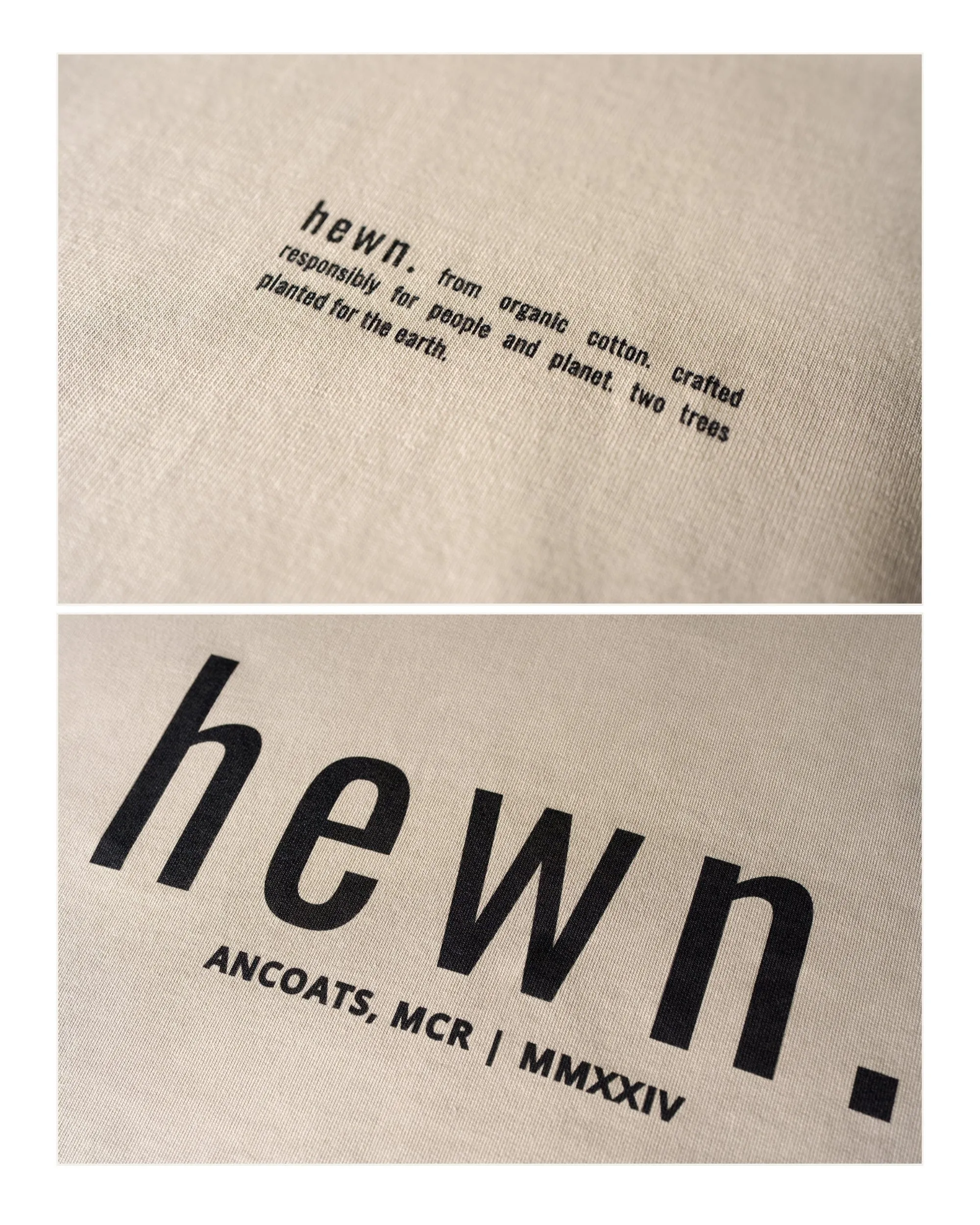 Men's Organic Cotton Signature Oversized Sweatshirt | Limestone Grey