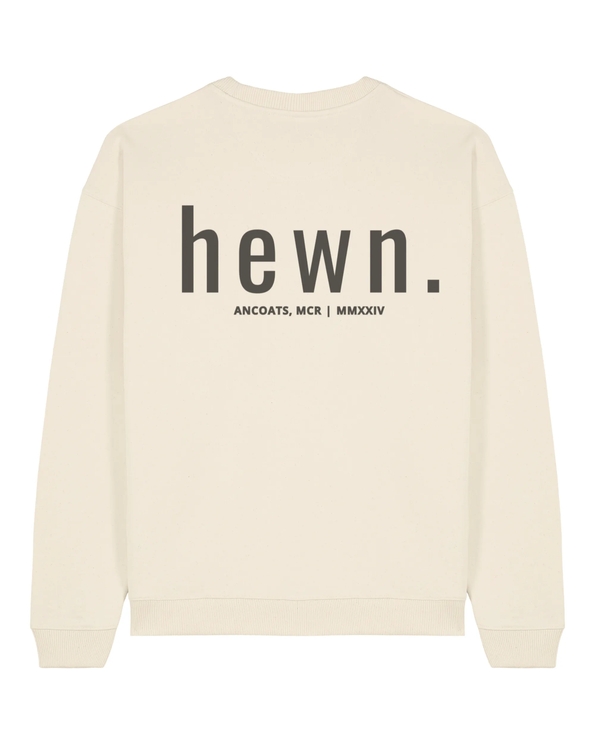 Men's Organic Cotton Signature Oversized Sweatshirt | Natural Cotton