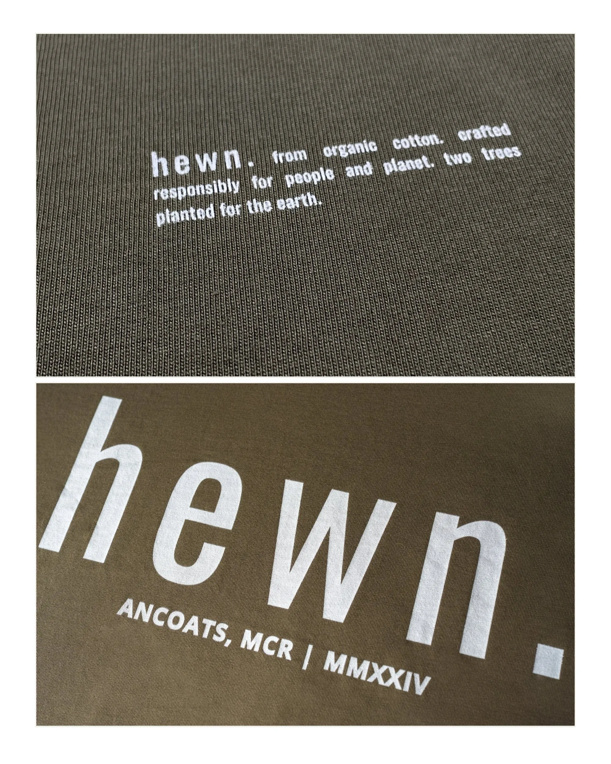 Men's Organic Cotton Signature Oversized Sweatshirt | Pine Green Khaki