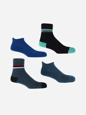 Men??s Organic Cotton Sports Sock Bundle | Navy Multi