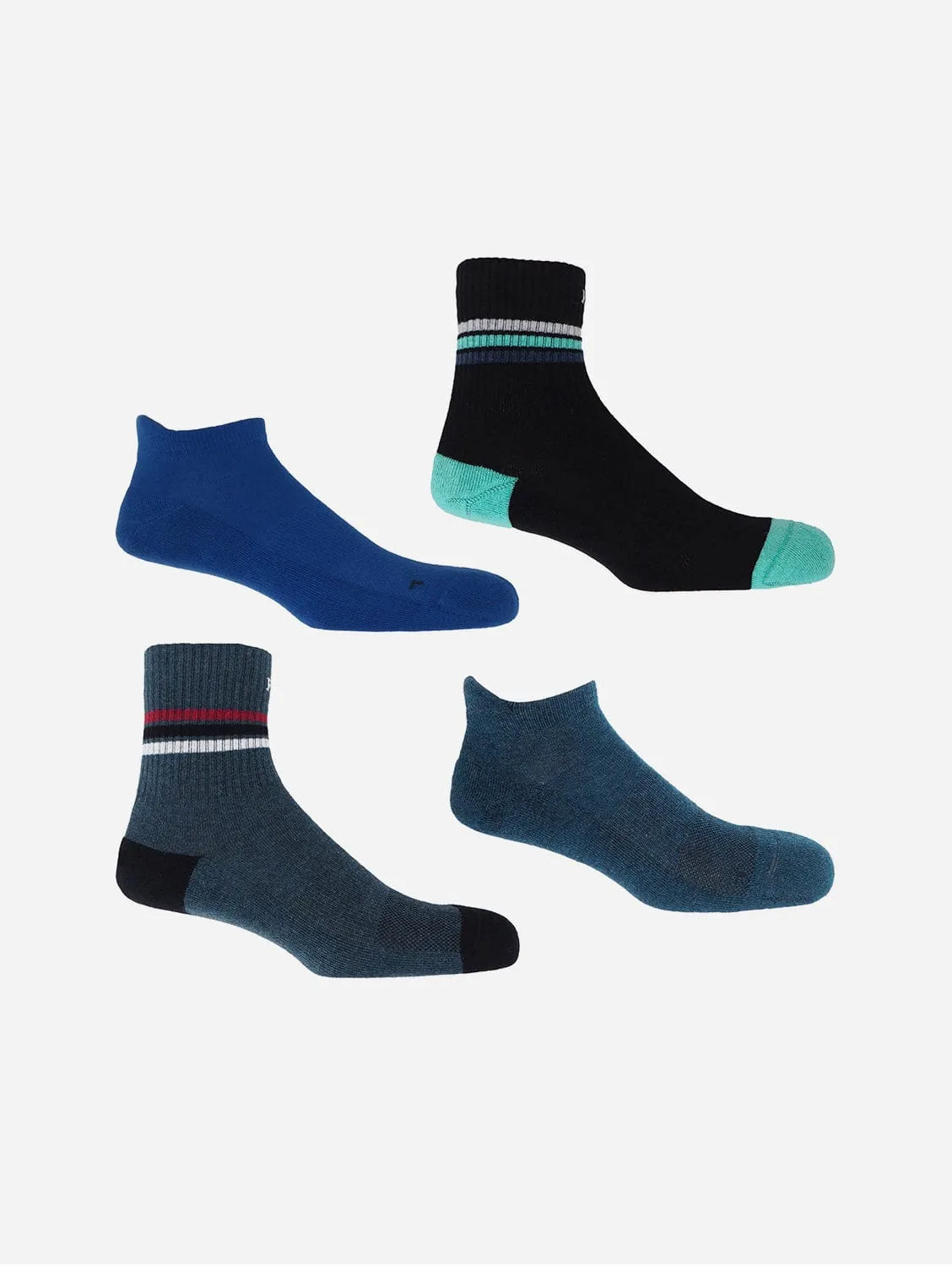 Men??s Organic Cotton Sports Sock Bundle | Navy Multi