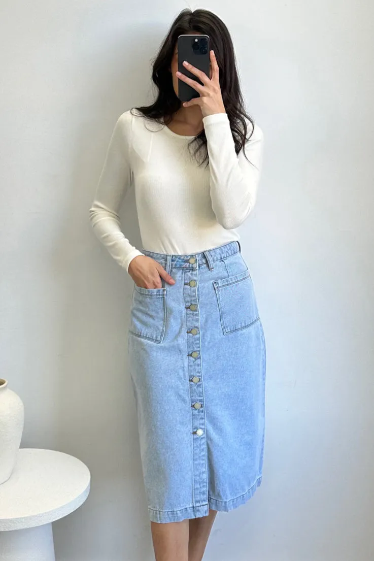 Nell Denim Skirt
