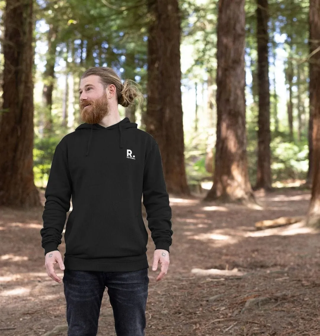 R-Kind Men's Organic Cotton Hoodie | Black