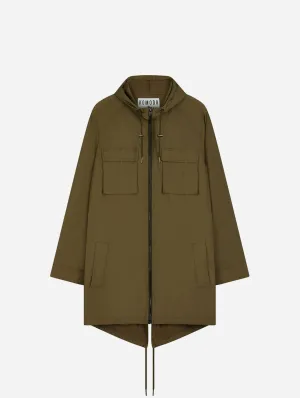 River Recycled PET Water Resistant Rain Coat | Khaki