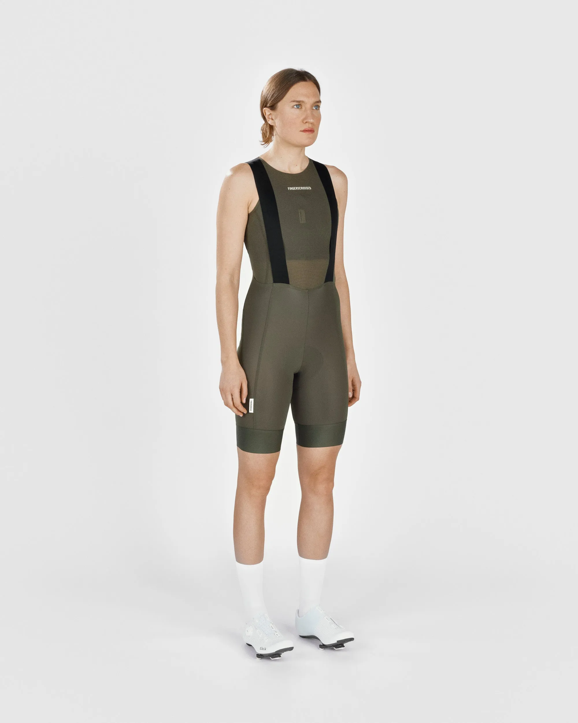 #ROAD BIB WOMEN OLIVE