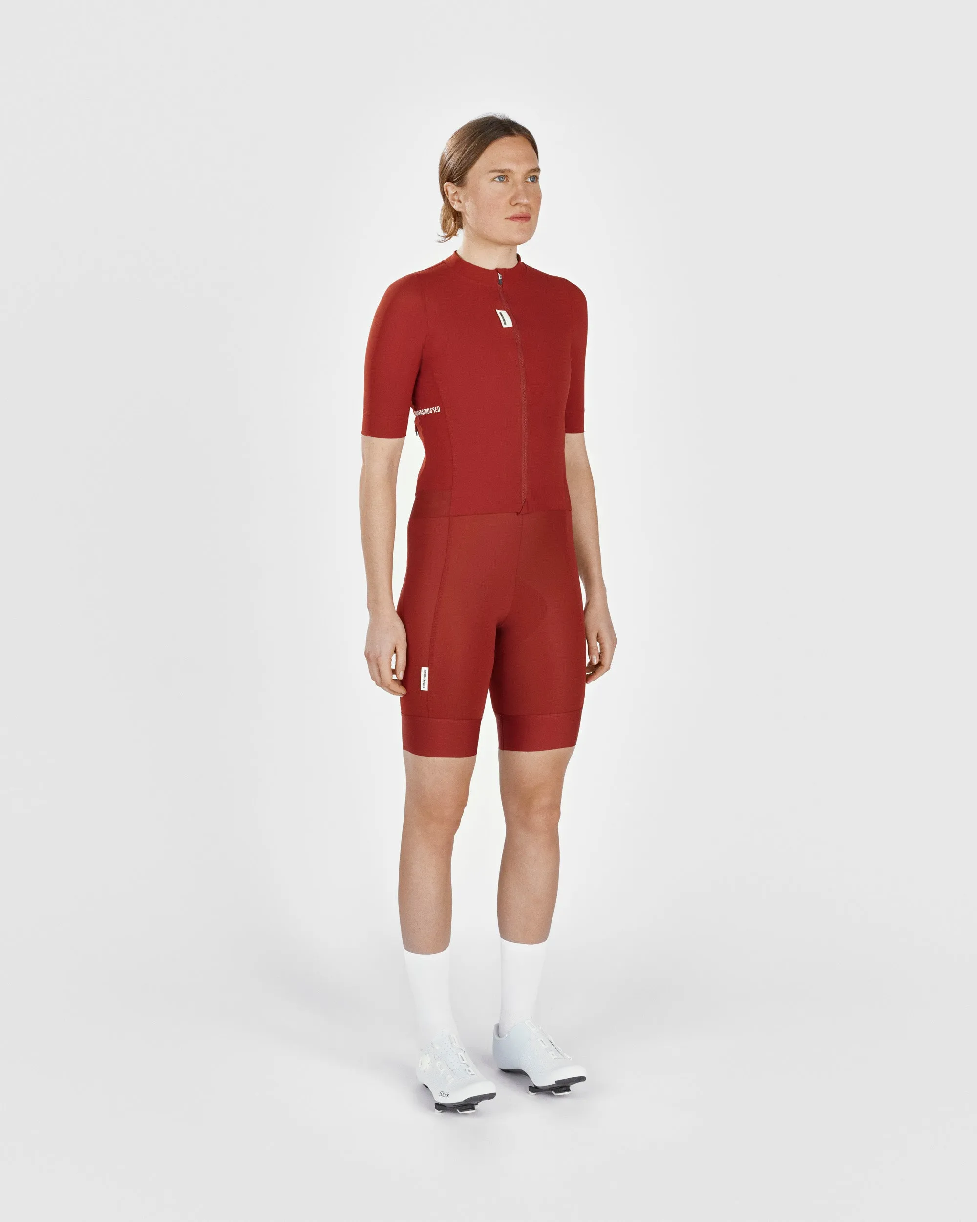#ROAD JERSEY WOMEN BRICK