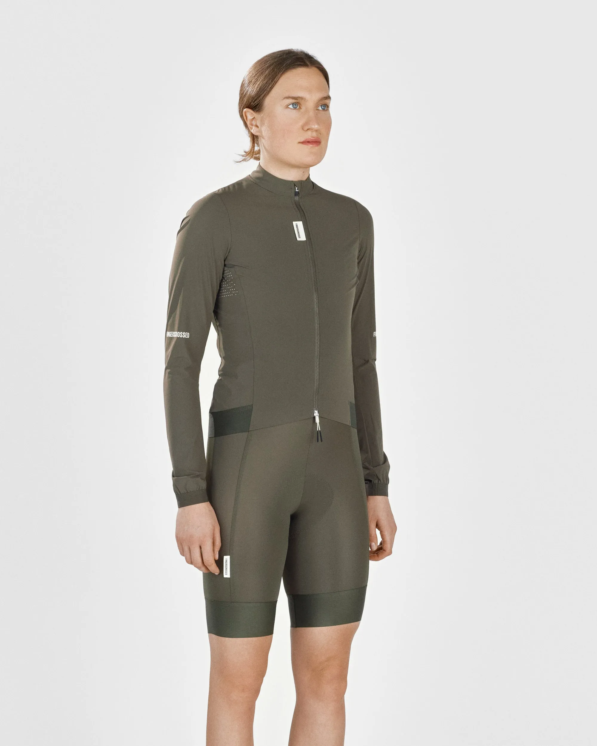 #ROAD WIND JACKET WOMEN OLIVE