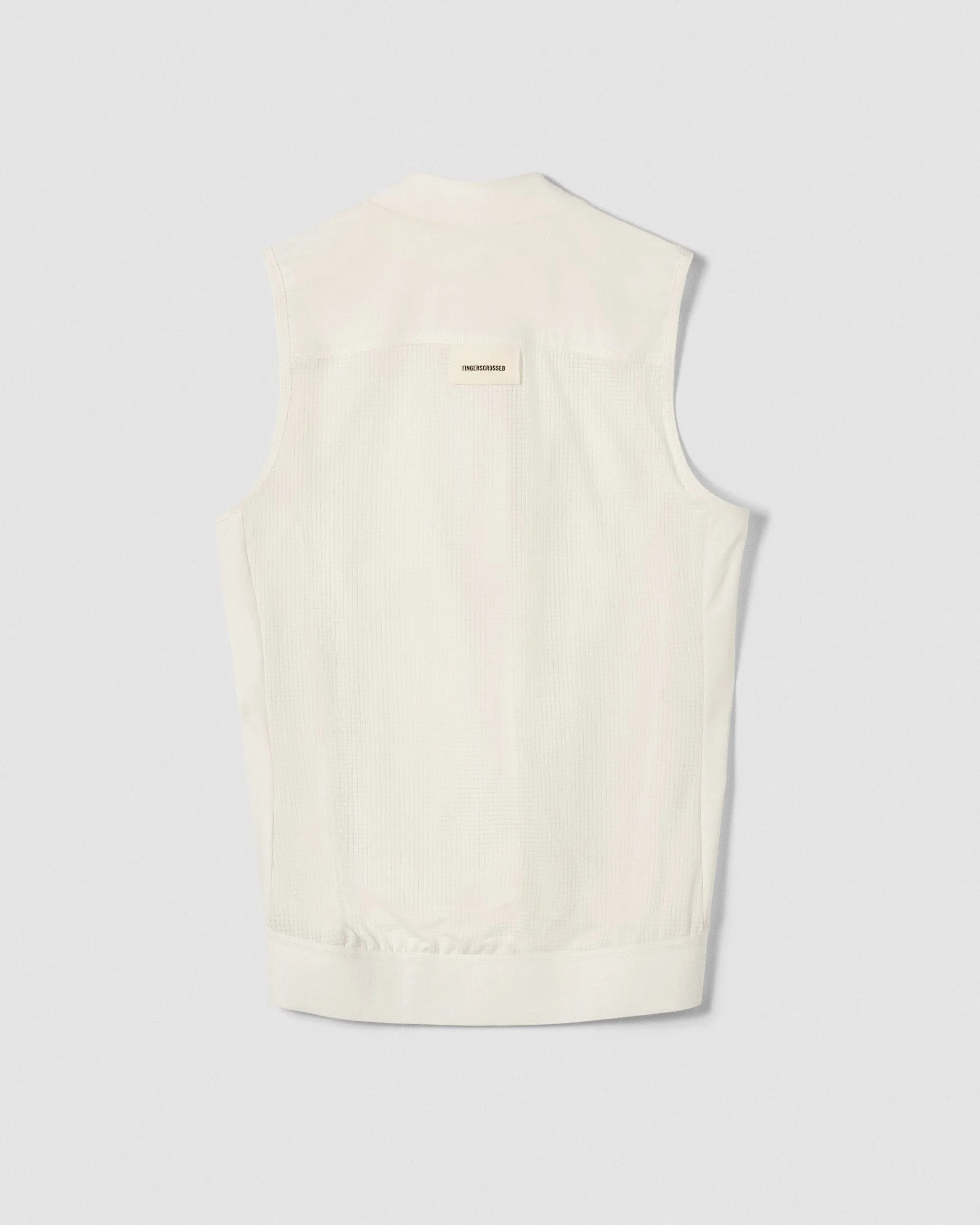 #ROAD WIND VEST WOMEN ANTIQUE CREAM