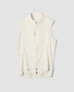 #ROAD WIND VEST WOMEN ANTIQUE CREAM