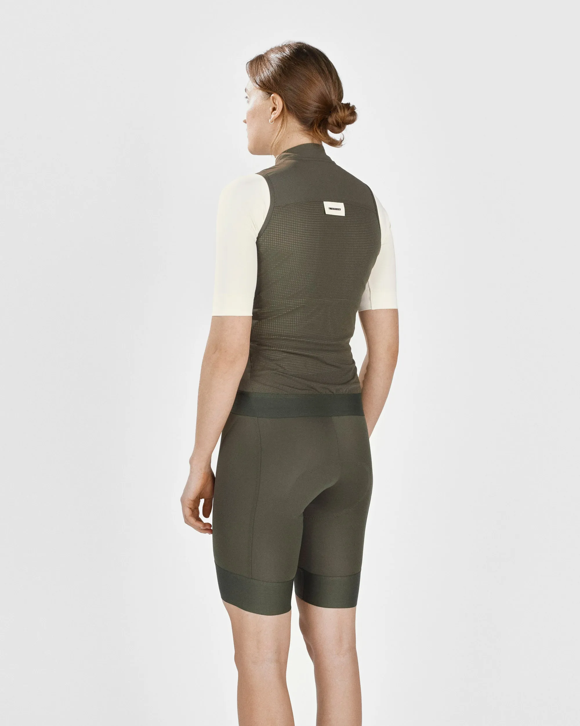 #ROAD WIND VEST WOMEN OLIVE