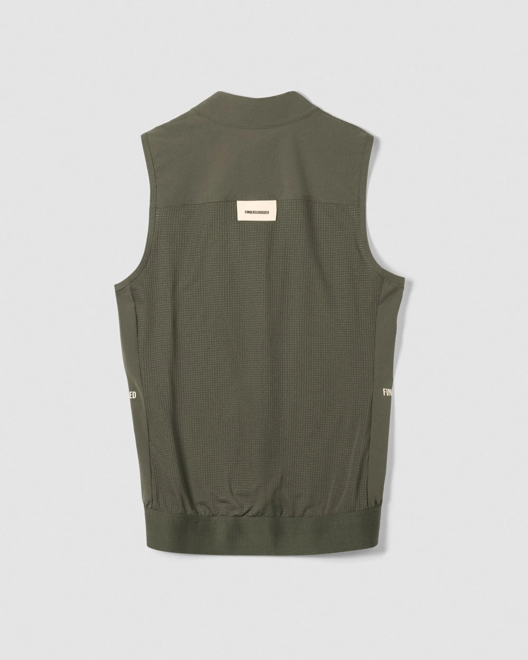 #ROAD WIND VEST WOMEN OLIVE