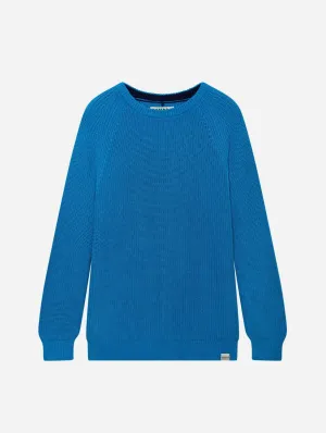 Sergio Women's Organic Cotton Jumper | French Blue
