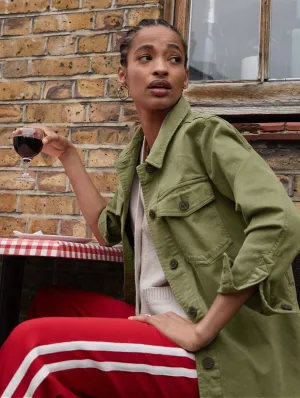 Stella Organic?Cotton Jacket | Light Olive