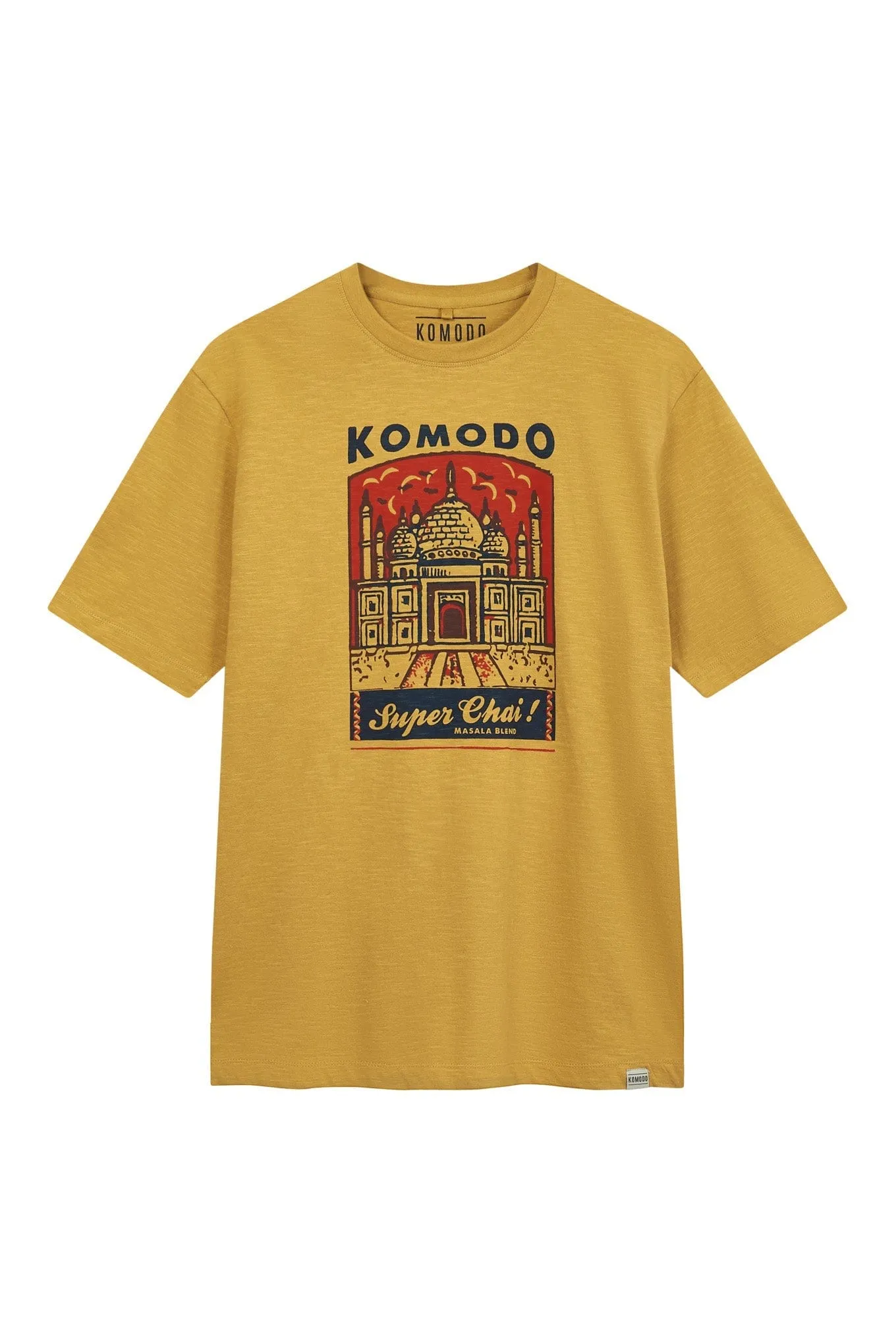 Super Chai Men's GOTS Organic Cotton T-Shirt | Honey