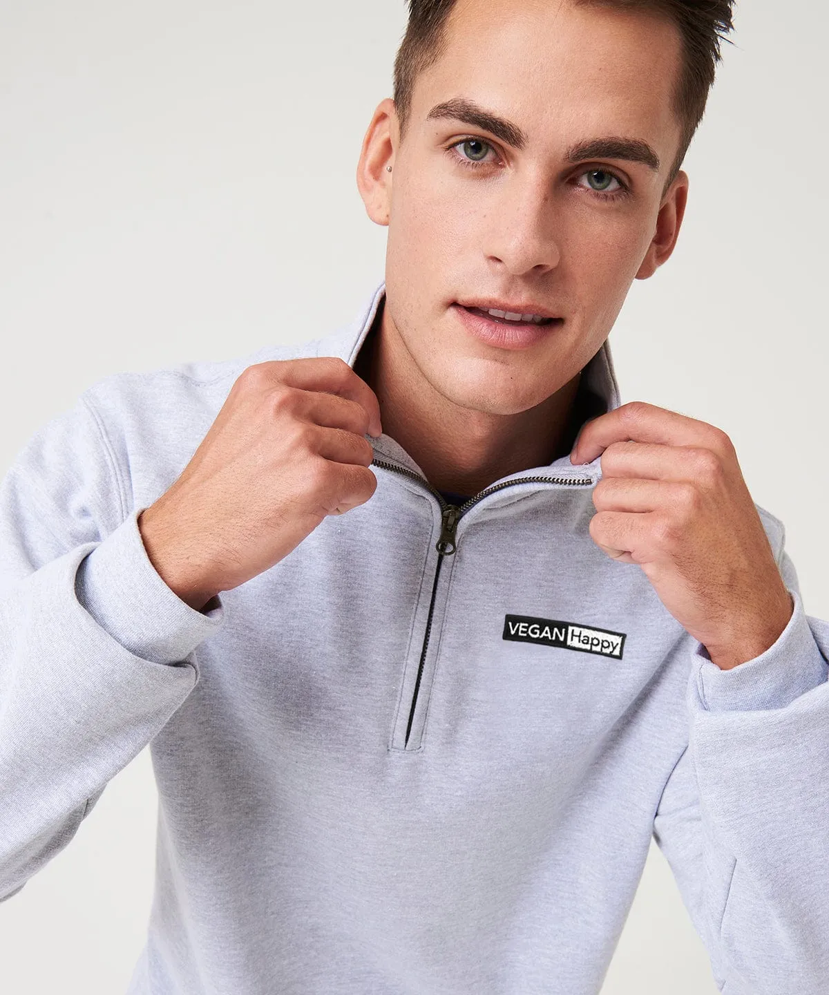 Vegan Men's Sophomore Zip Jumper | Multiple Colours
