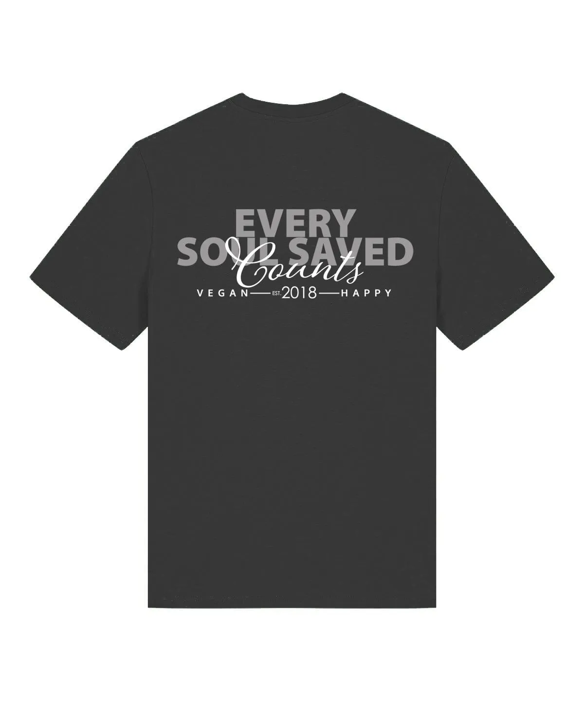 Vegan Unisex Creator Every Soul Saved Counts T-Shirt | Multiple Colours