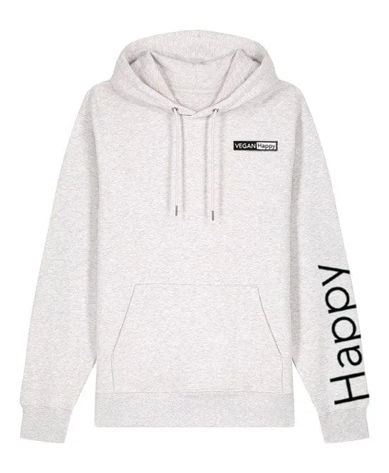Vegan Unisex Cruiser 'Happy' Hoodie | Multiple Colours