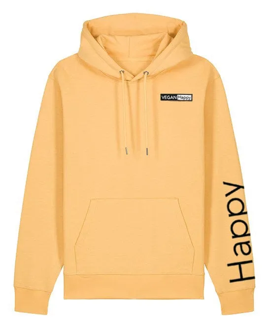 Vegan Unisex Cruiser 'Happy' Hoodie | Multiple Colours