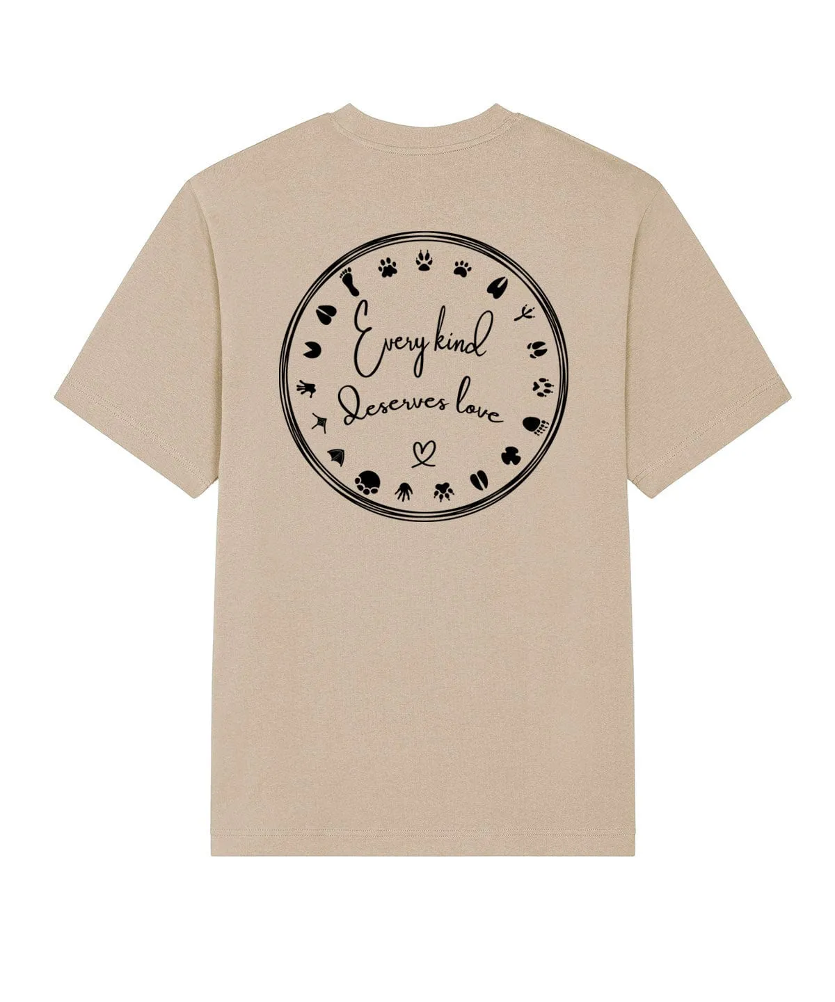 Vegan Unisex Freestyler Every Kind Deserves Love Heavy T-Shirt | Multiple Colours