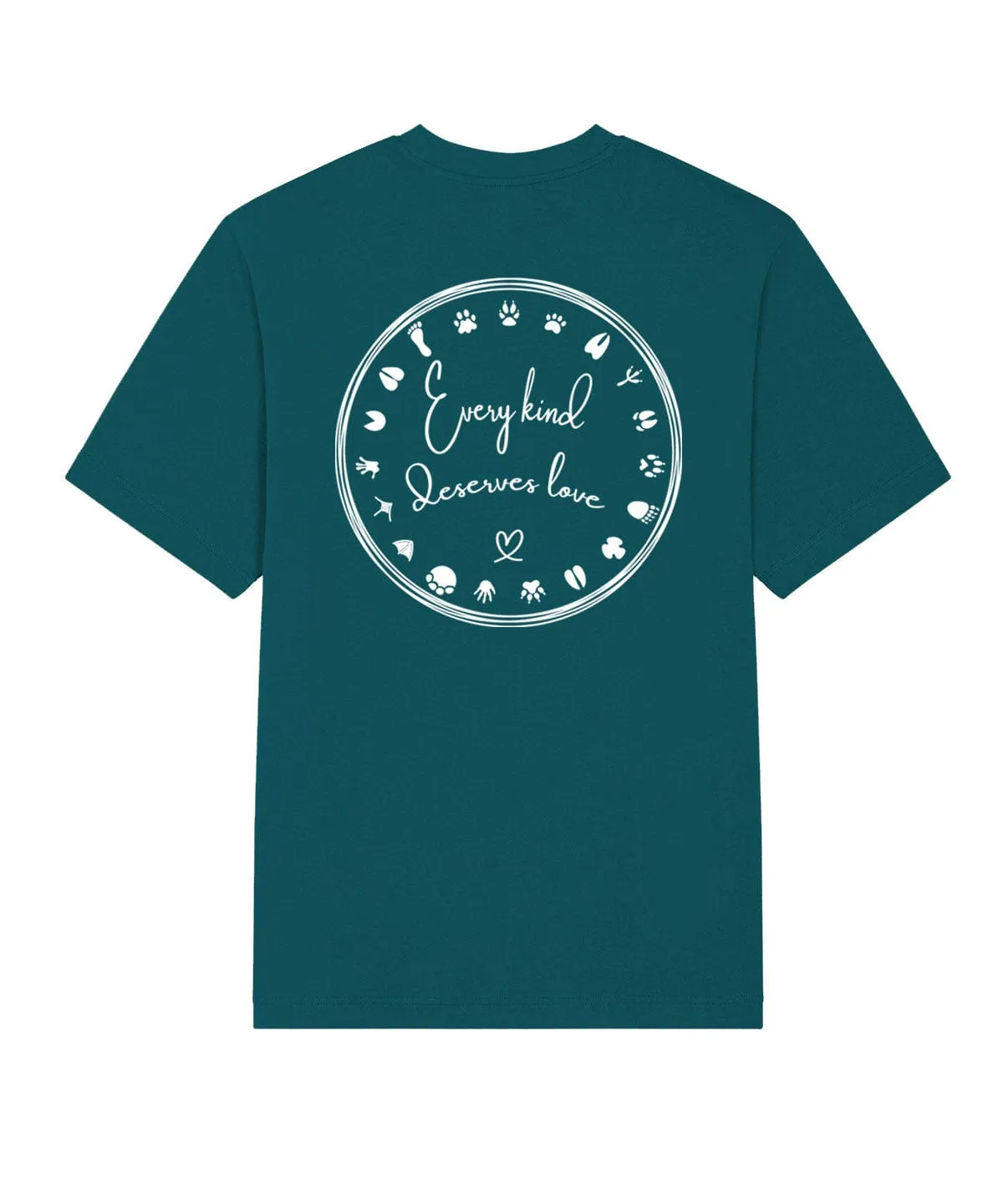 Vegan Unisex Freestyler Every Kind Deserves Love Heavy T-Shirt | Multiple Colours