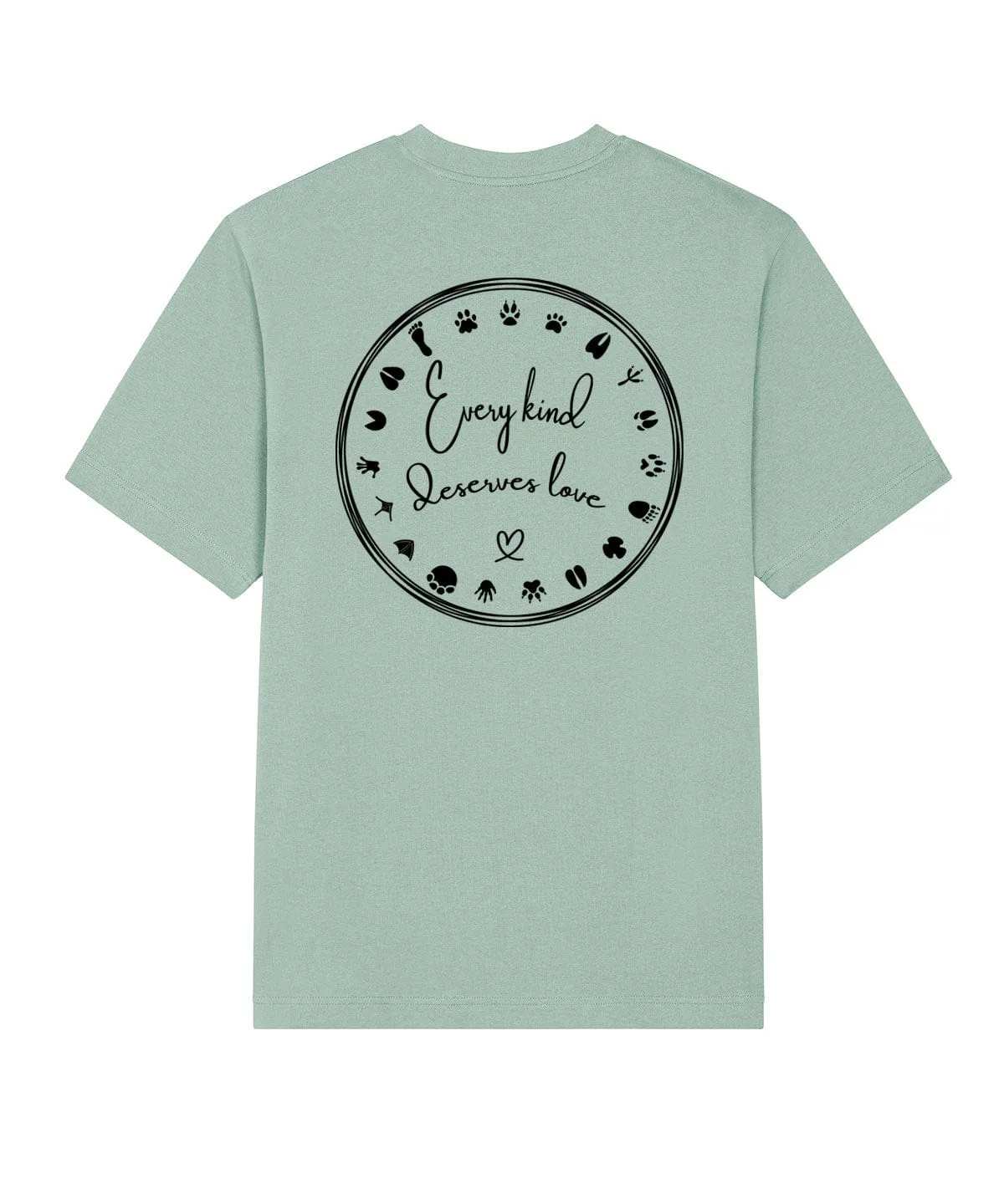 Vegan Unisex Freestyler Every Kind Deserves Love Heavy T-Shirt | Multiple Colours