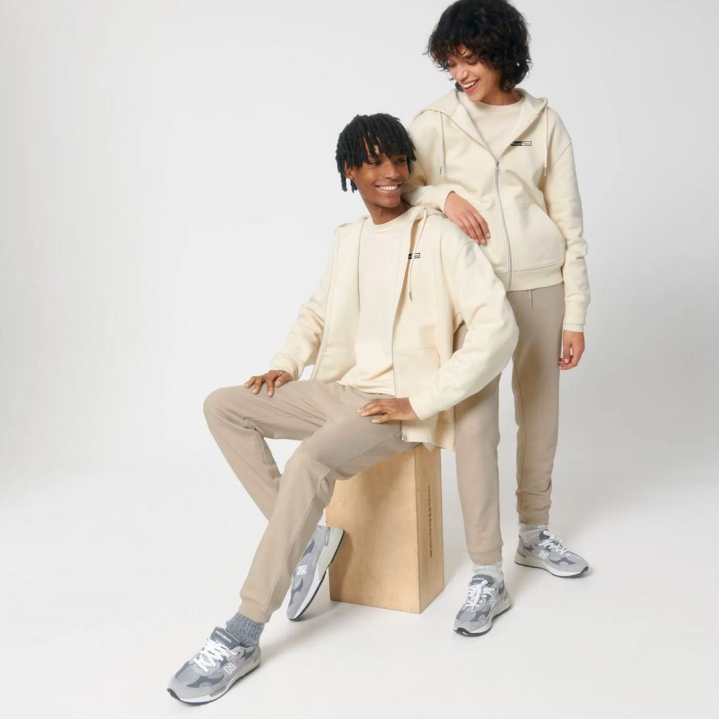 Vegan Unisex Locker Heavy Zip-through Hoodie | Multiple Colours