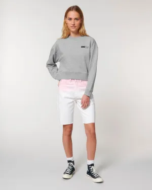 Vegan Women's Cropped Crew Neck Sweatshirt | Multiple Colours