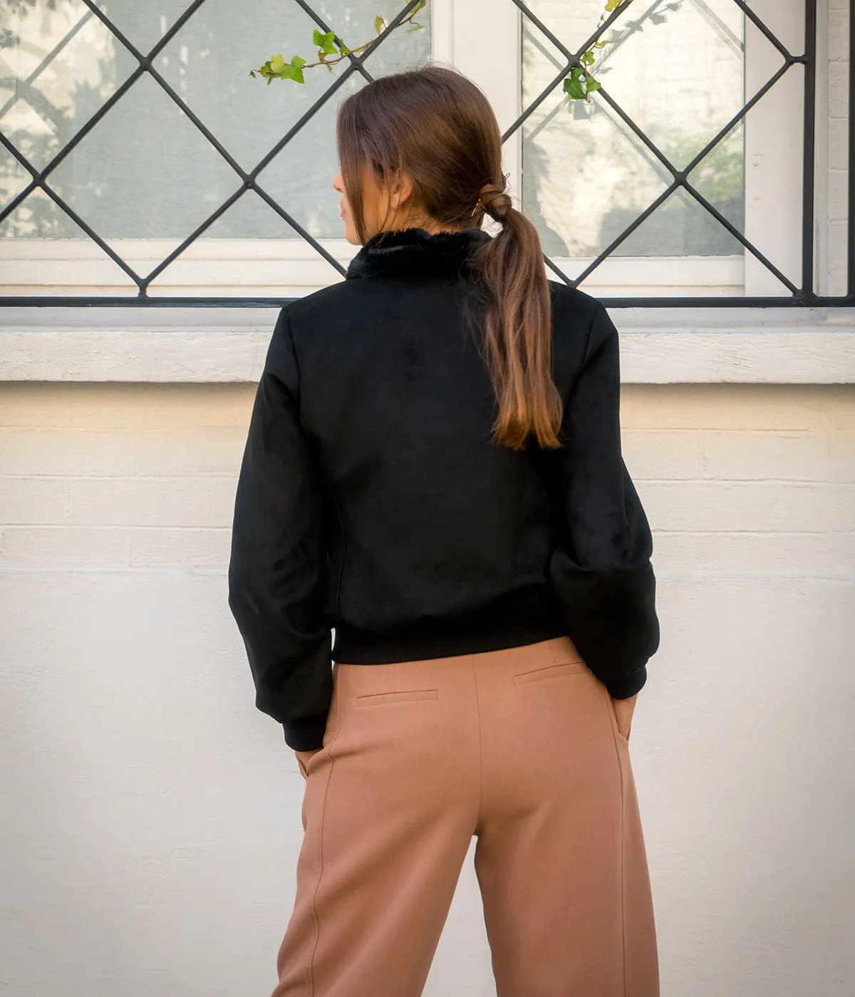 Vickie Women's Vegan Jacket | Black