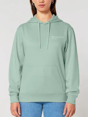 Women's Organic Cotton Relaxed Fit Hoodie | Aloe Green