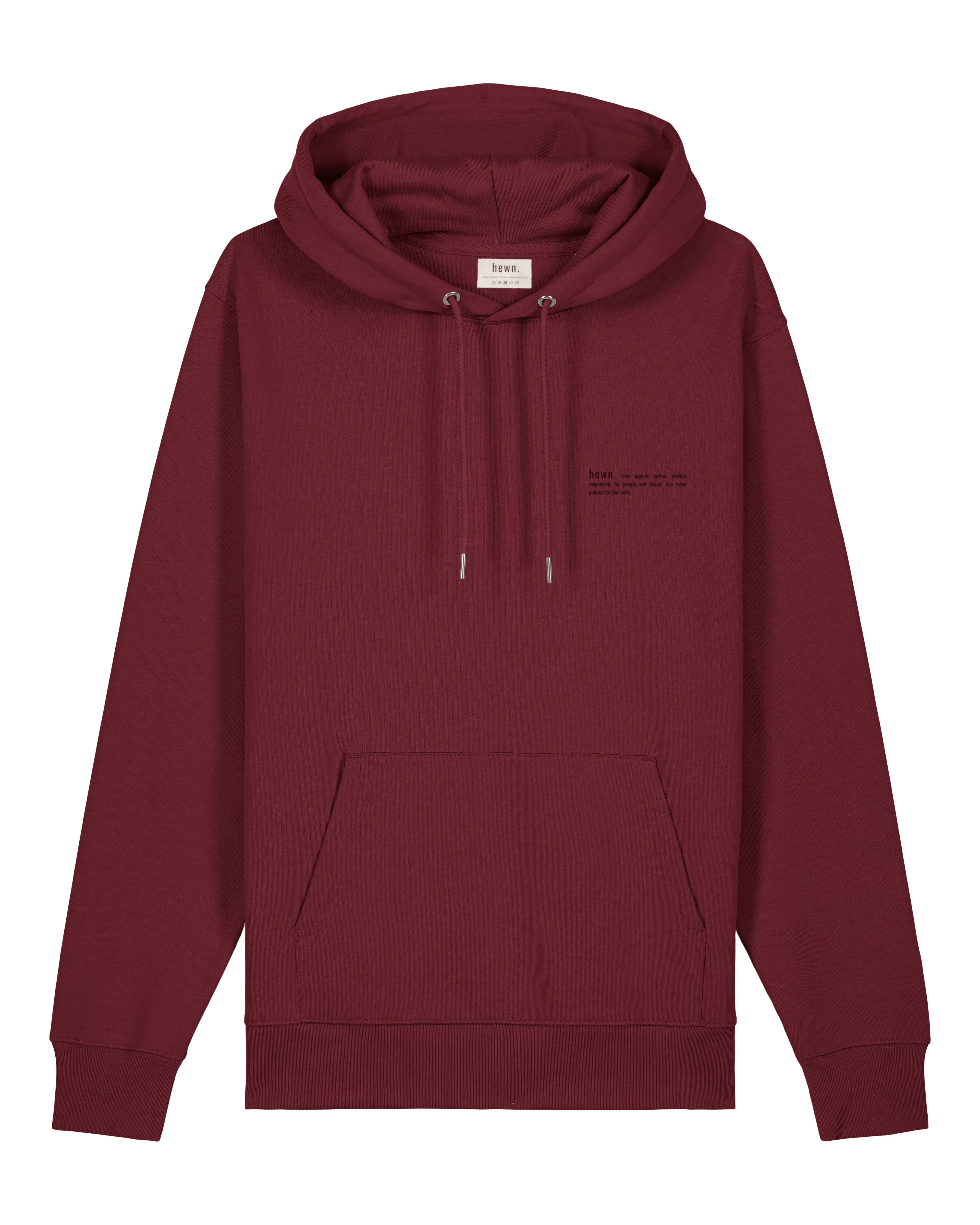 Women's Organic Cotton Relaxed Fit Hoodie | Berry Red