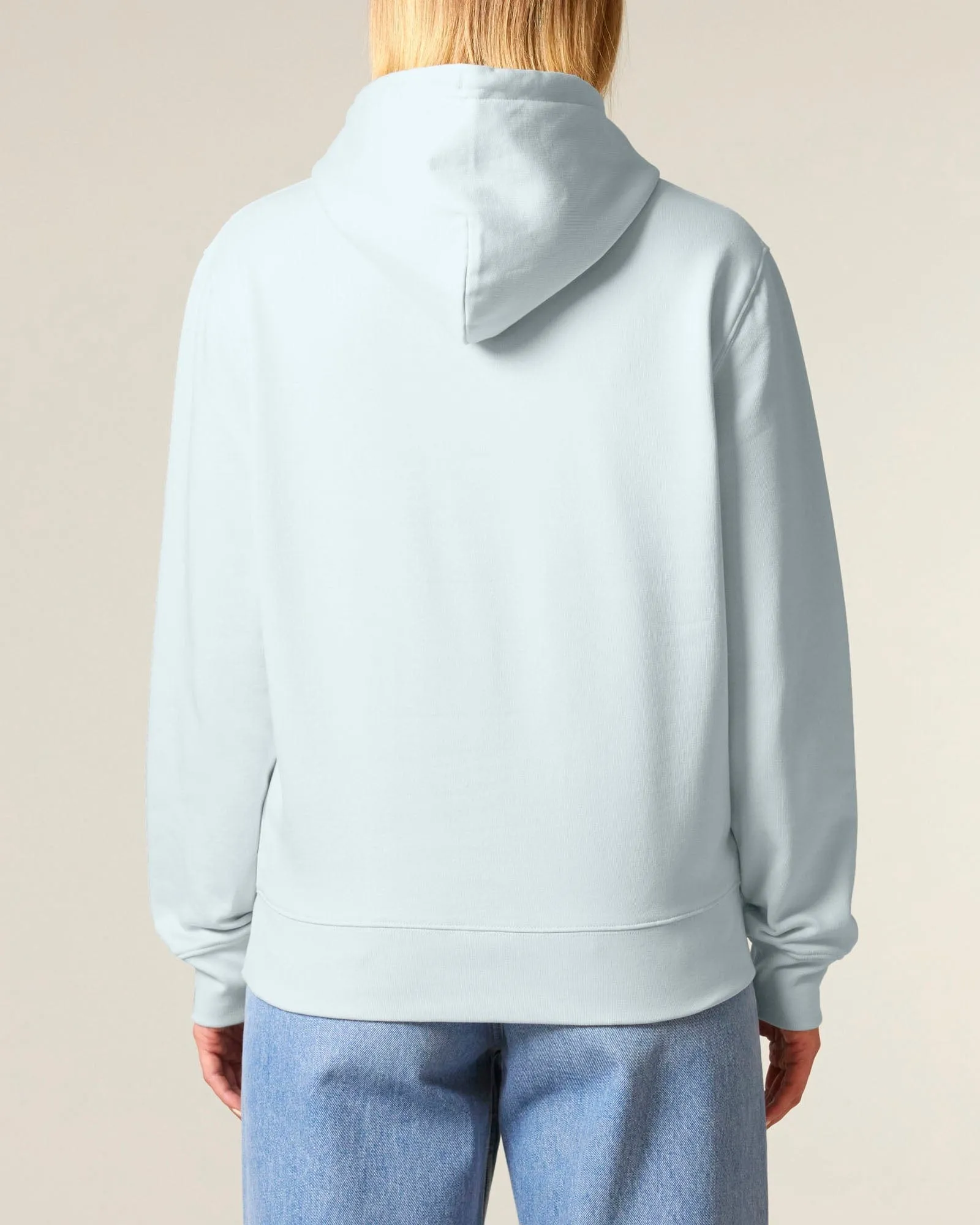 Women's Organic Cotton Relaxed Fit Hoodie | Blue Ice