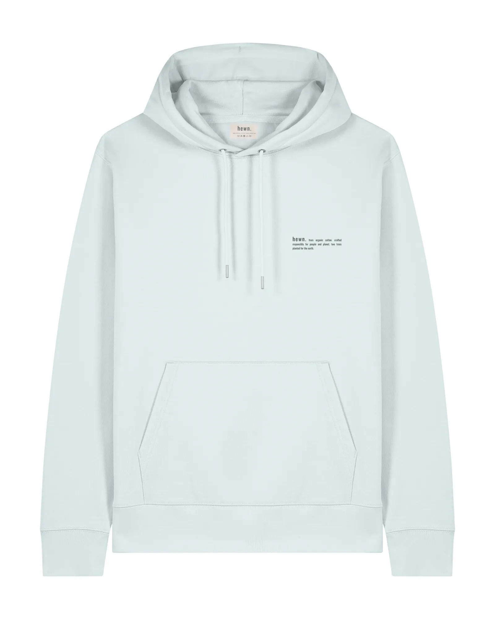 Women's Organic Cotton Relaxed Fit Hoodie | Blue Ice