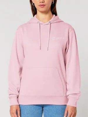 Women's Organic Cotton Relaxed Fit Hoodie | Cherry Blossom Pink