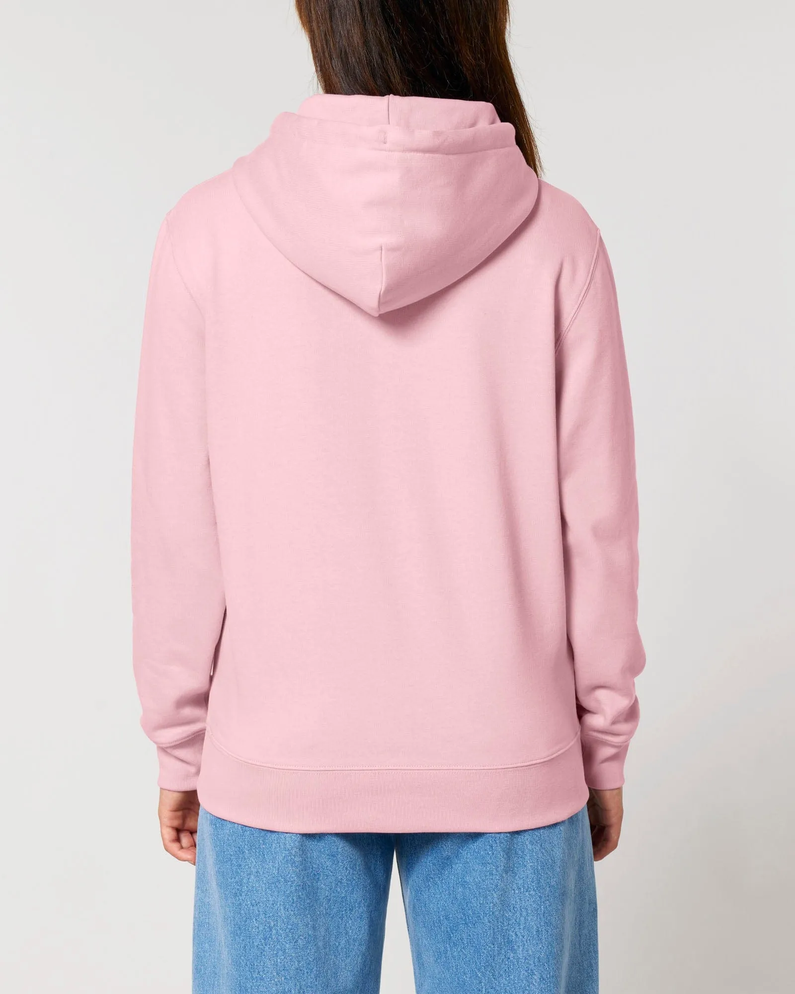 Women's Organic Cotton Relaxed Fit Hoodie | Cherry Blossom Pink