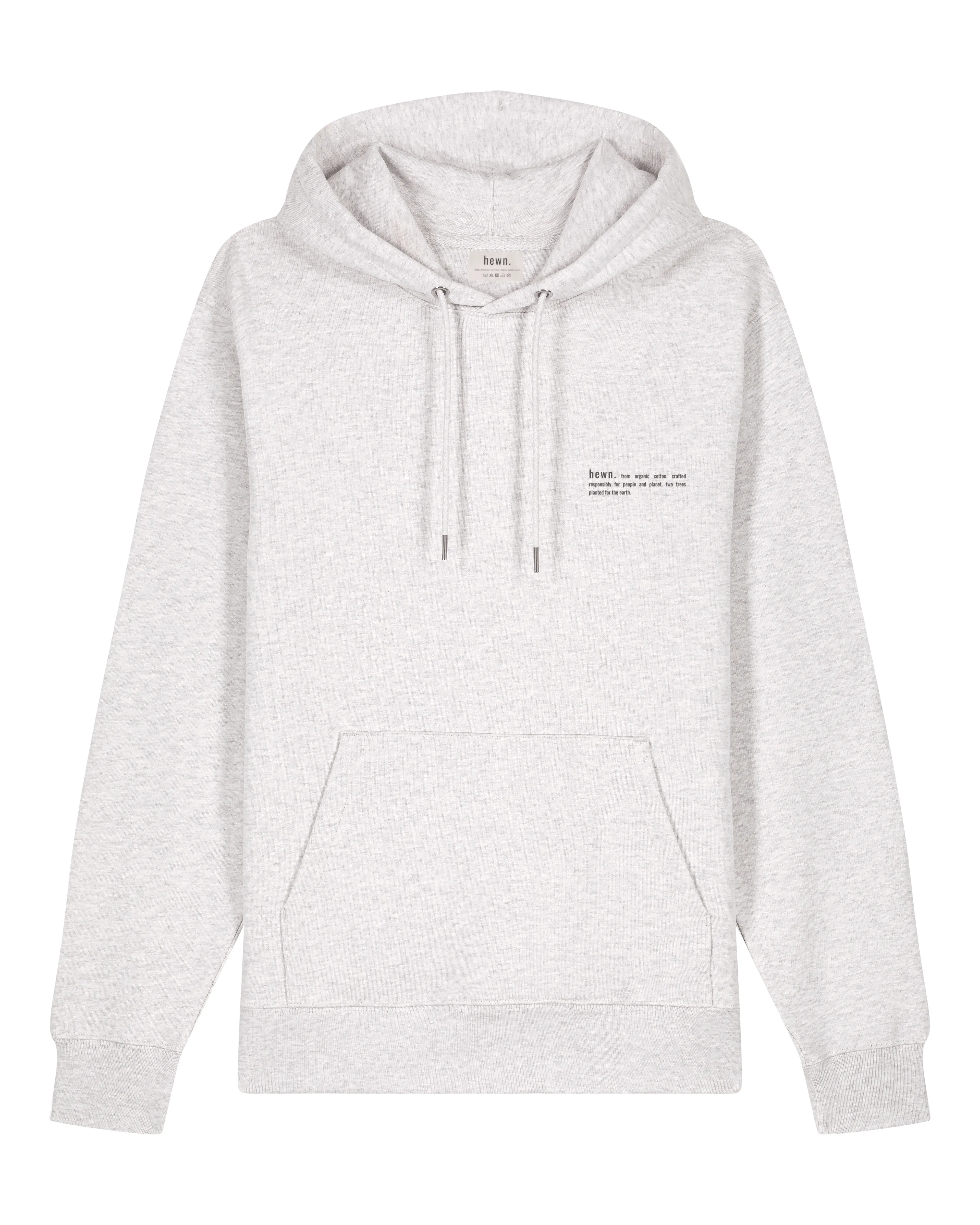 Women's Organic Cotton Relaxed Fit Hoodie | Cloud Grey Marl