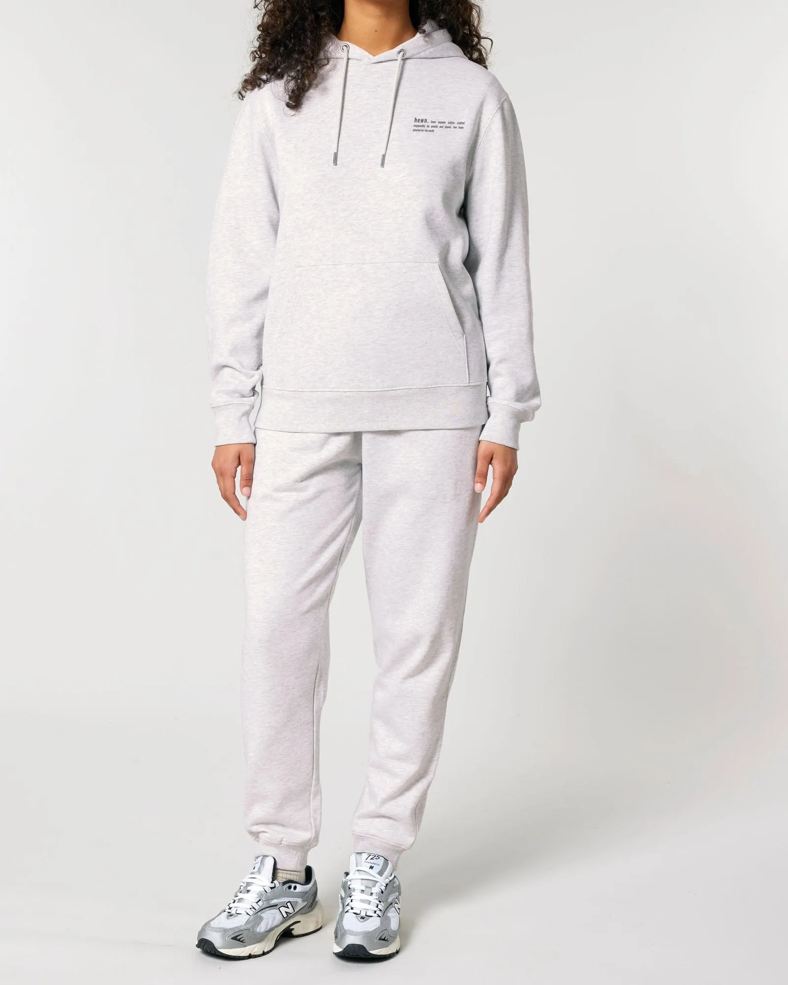 Women's Organic Cotton Relaxed Fit Hoodie | Cloud Grey Marl
