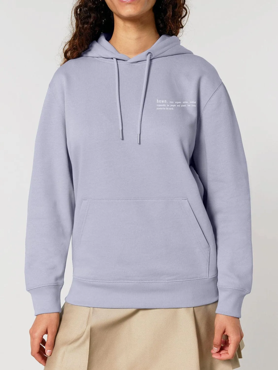 Women's Organic Cotton Relaxed Fit Hoodie | Lavender