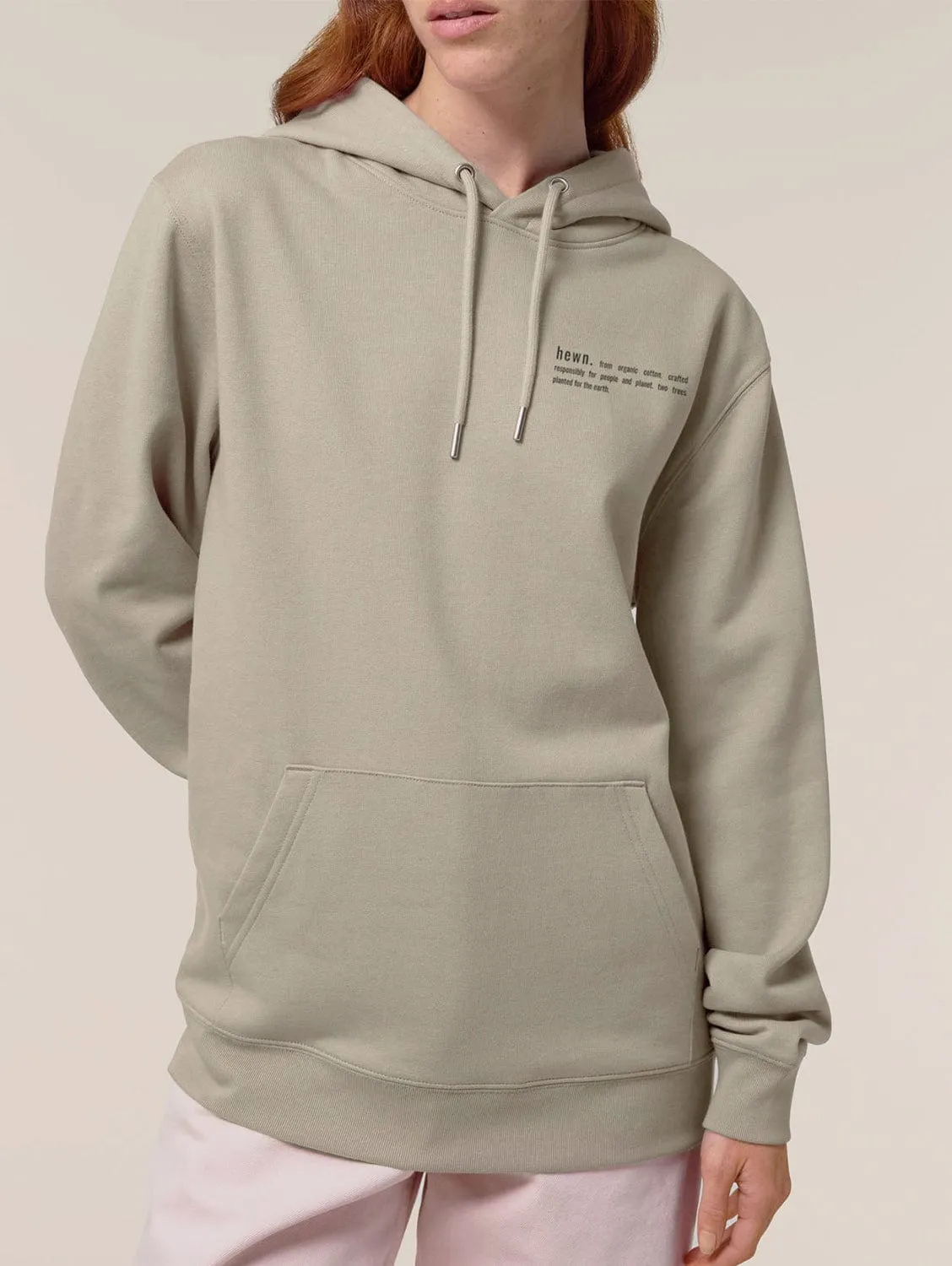Women's Organic Cotton Relaxed Fit Hoodie | Limestone Grey