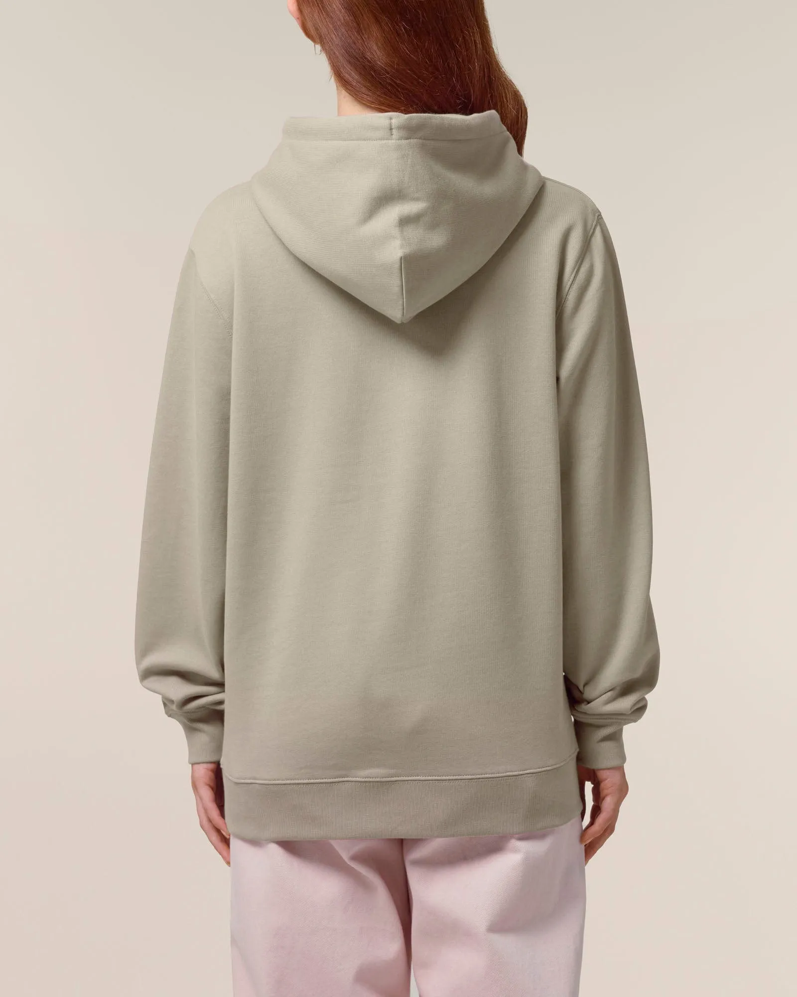 Women's Organic Cotton Relaxed Fit Hoodie | Limestone Grey