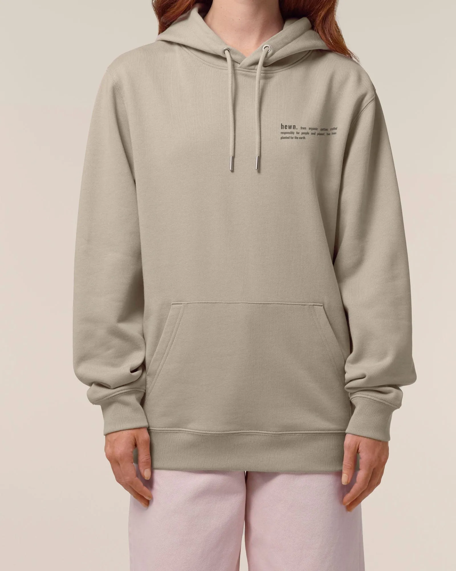 Women's Organic Cotton Relaxed Fit Hoodie | Limestone Grey