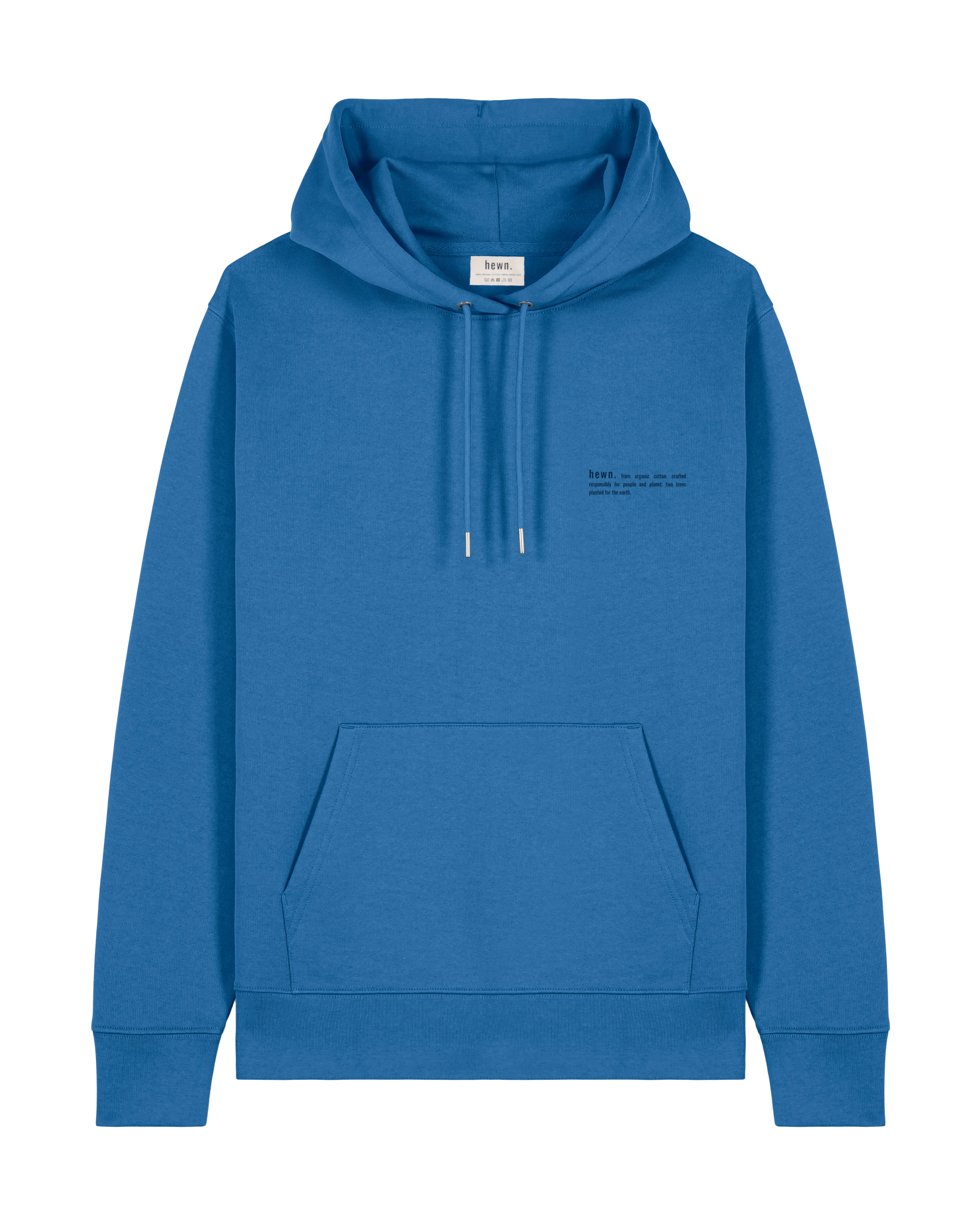 Women's Organic Cotton Relaxed Fit Hoodie | Morpho Blue