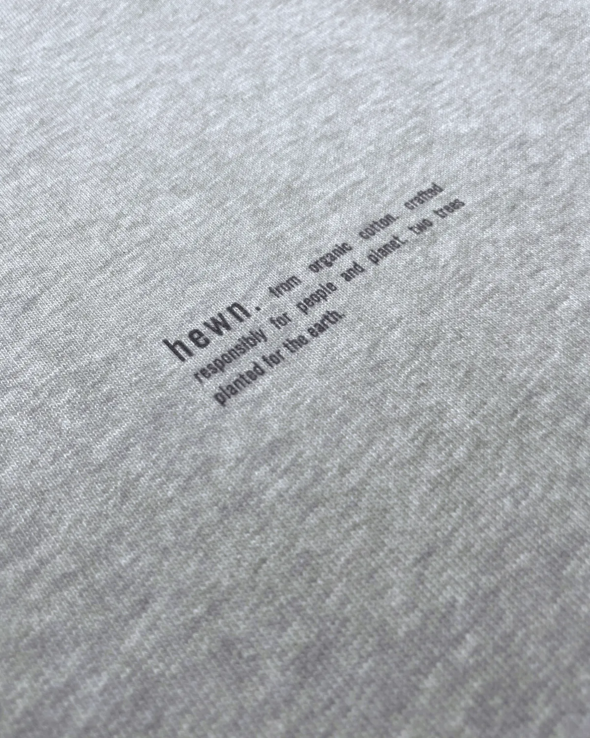 Women's Organic Cotton Relaxed Fit Hoodie | Rock Grey Marl