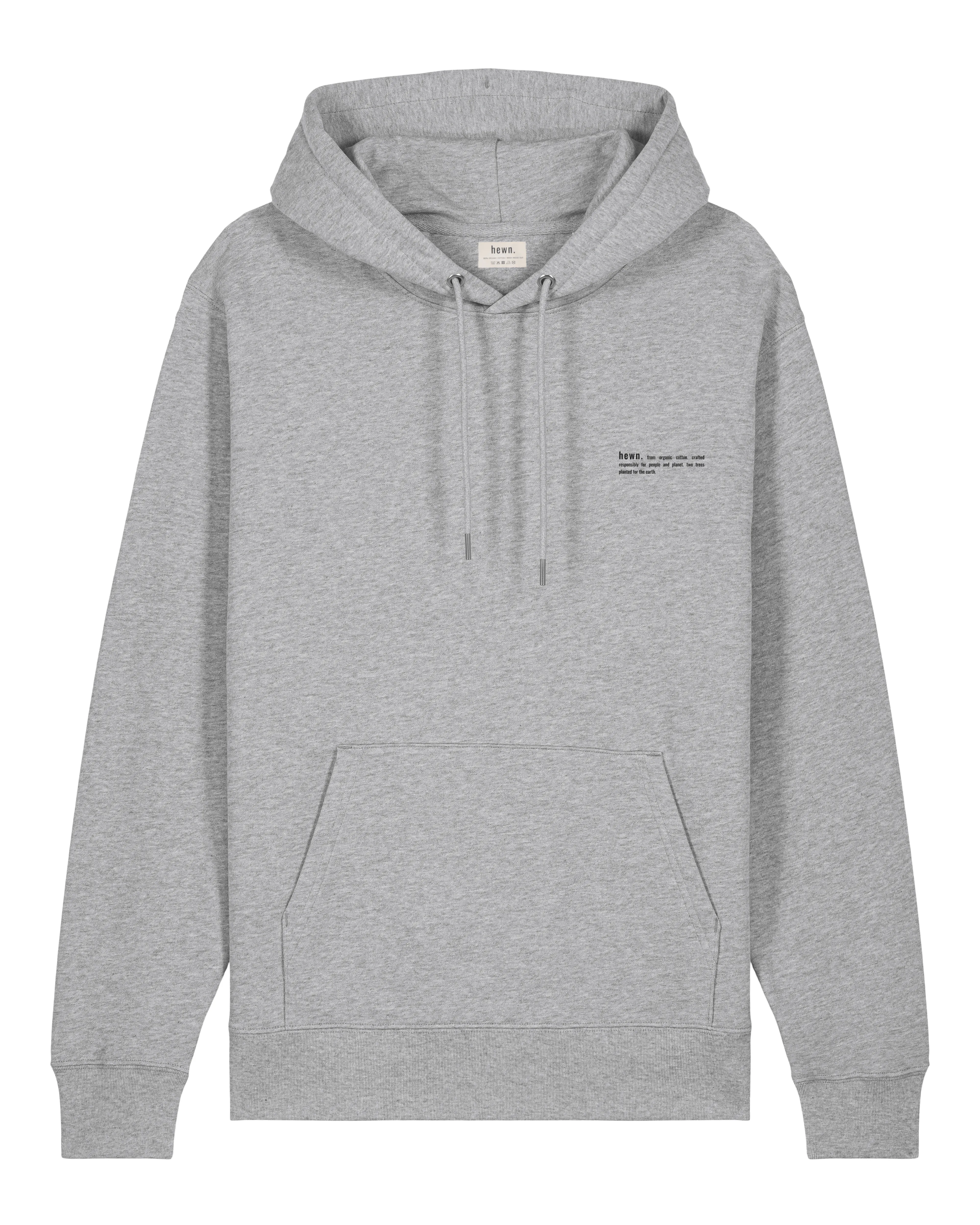 Women's Organic Cotton Relaxed Fit Hoodie | Rock Grey Marl